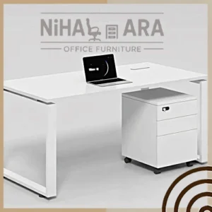 میز کارمندی پایه فلزی