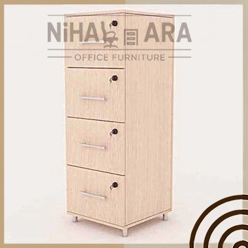 فایل چهار کشو چوبی